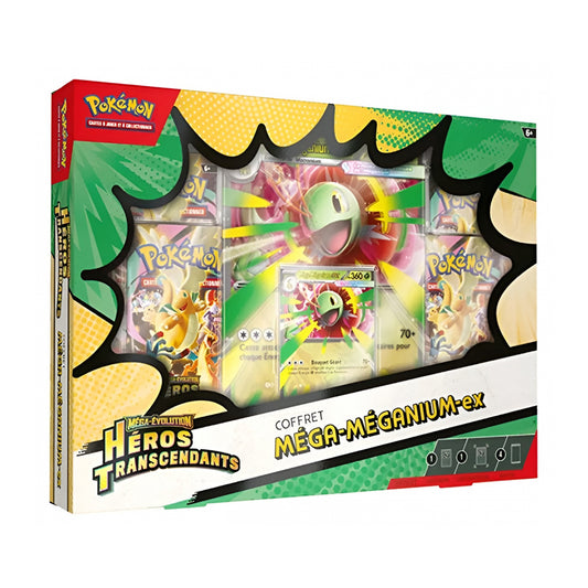 Coffret Méga-Méganium Héros Transcendant - ME2.5 - En français