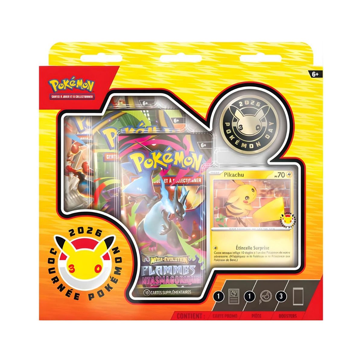 Coffret Collection Journée Pokémon 2026 Pikachu - En Français