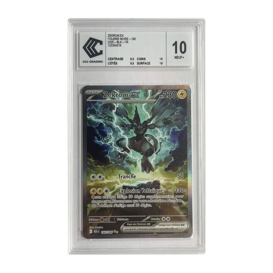 CCC 10 - Zekrom ex Foudre Noire - BLK 166 - Pokémon