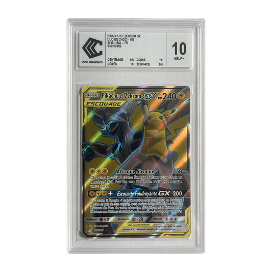 CCC 10 - Pikachu & Zekrom GX Duo de Choc - TEU 162 - Pokémon