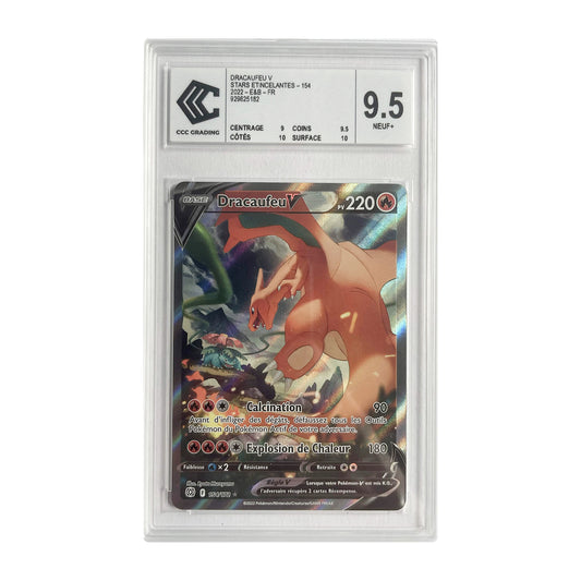 CCC 9.5 - Dracaufeu V Stars Étincelantes - BRS 154 - Pokémon