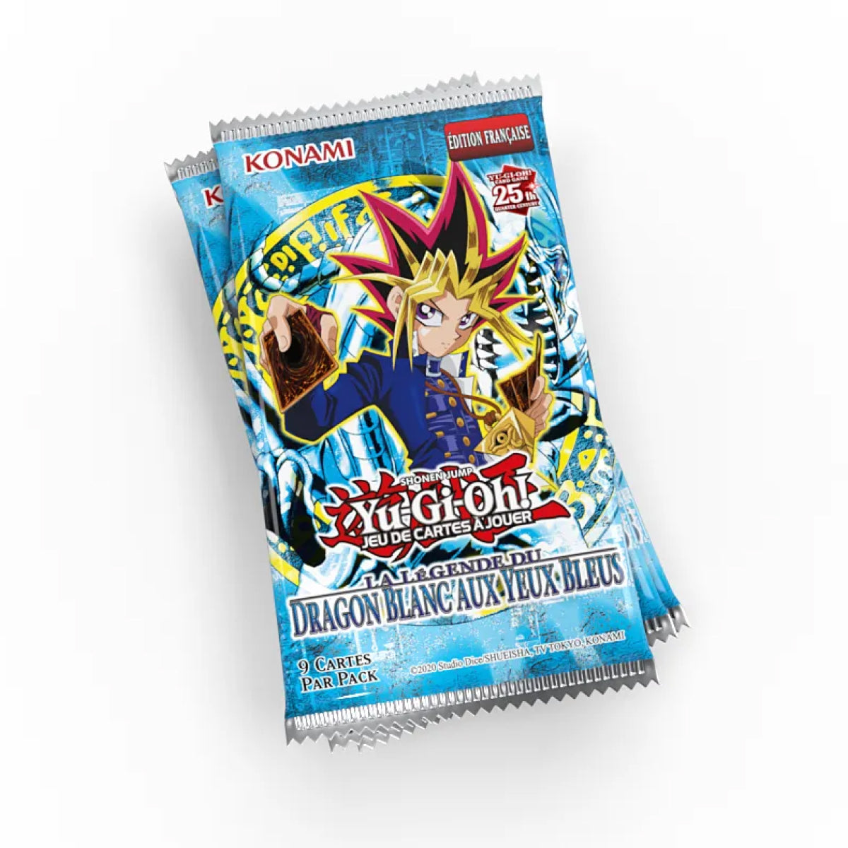 Yu-Gi-Oh! – Display La Légende du Dragon Blanc aux Yeux Bleus 25 ans - En Français