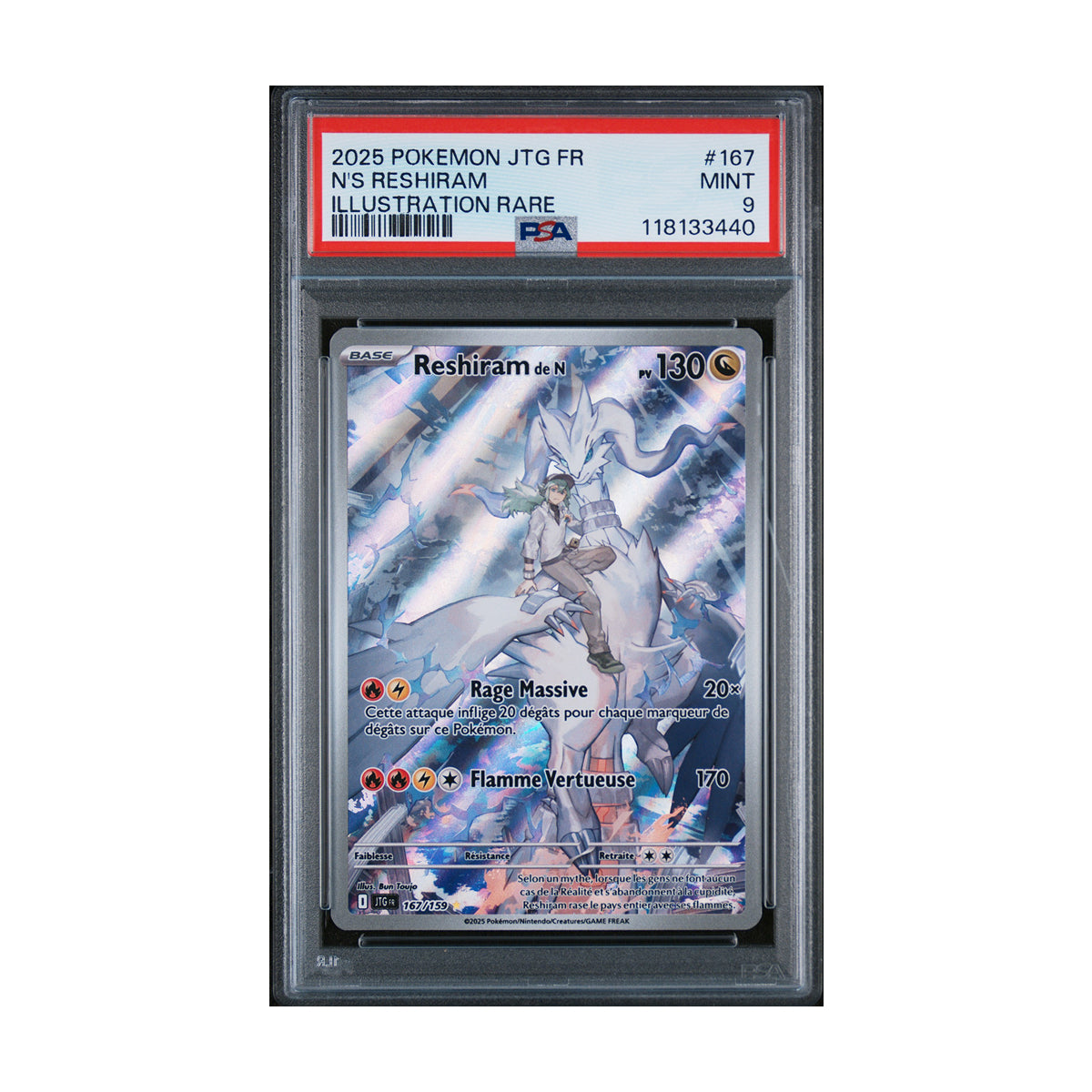 Reshiram 167 PSA 9