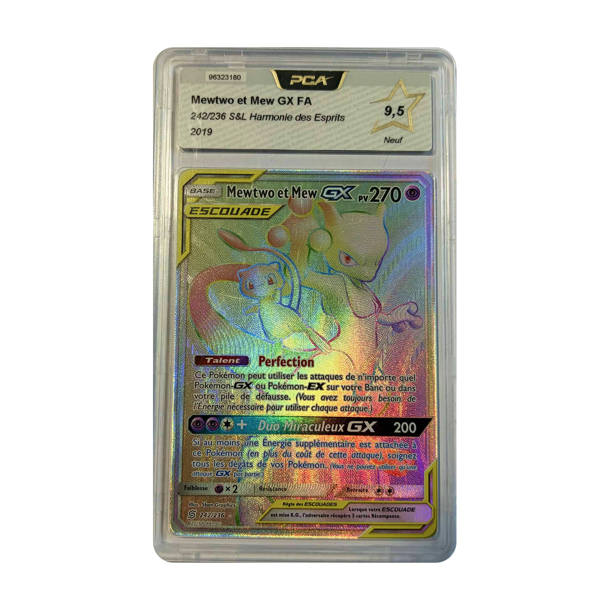 Mewtwo et Mew GX 242 PCA9.5