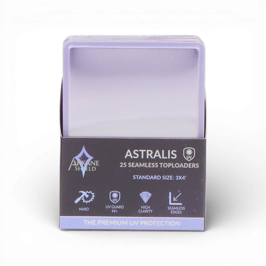 Toploader Seamless Anti-UV 3x4" 35pt – 25 pcs - Arkane Shield