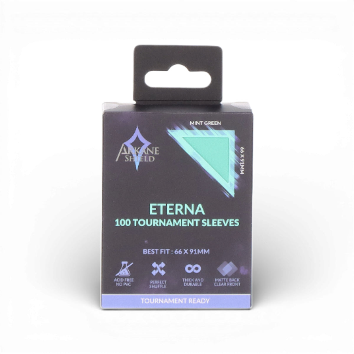 Tournament sleeves opaque 66x91 mm 100pcs - Arkane Shield
