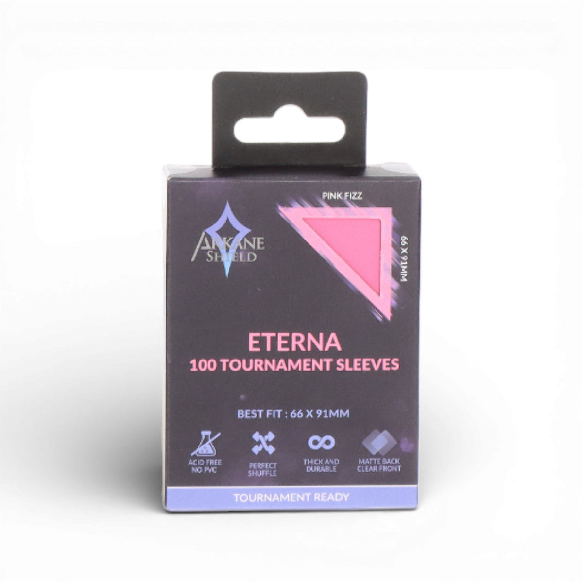 Tournament sleeves opaque 66x91 mm 100pcs - Arkane Shield