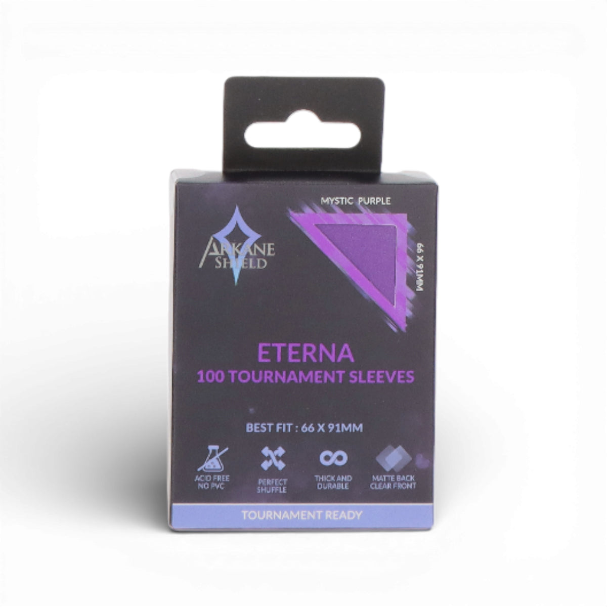 Tournament sleeves opaque 66x91 mm 100pcs - Arkane Shield