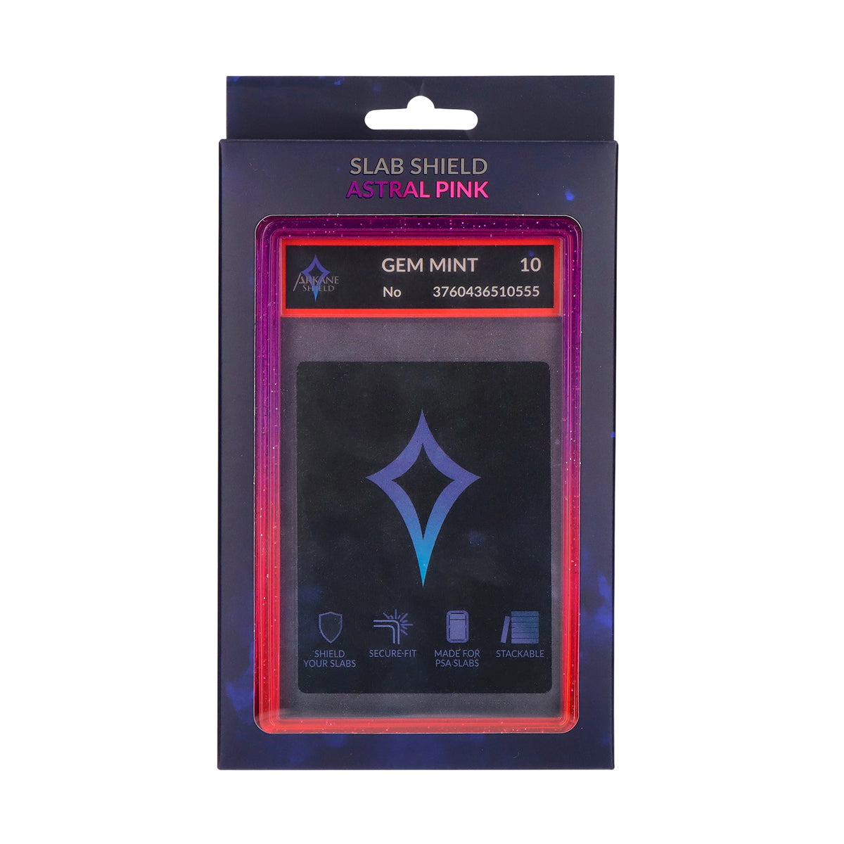Slab shield Dark void - Astral pink