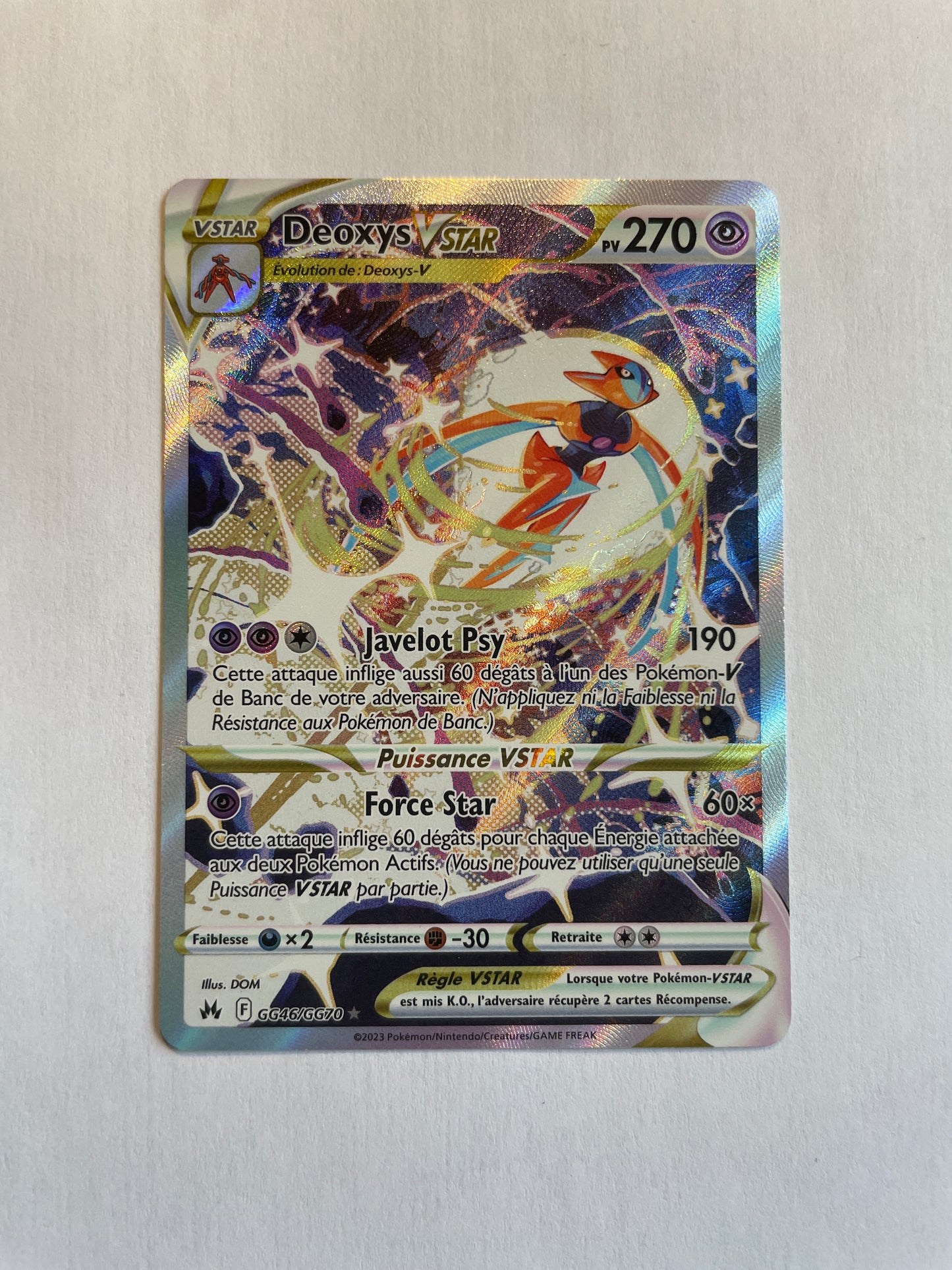 Deoxys VSTAR GG46/159
